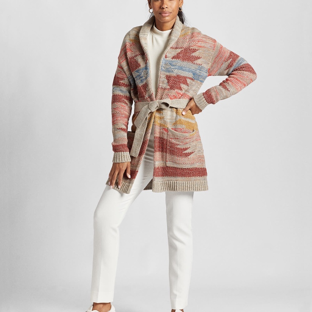 Pendleton Multicolor Shawl Collar Cardigan